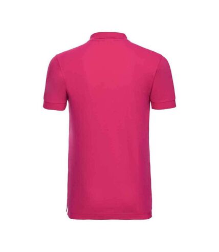 Polo homme fuchsia Russell