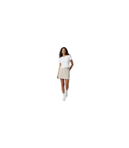 Womens/ladies Stretch Mini Relaxed Fit Skort Taupe Jack Wills