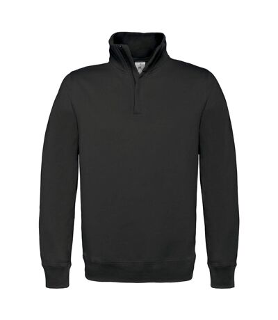 Sweat-shirt col zippé - homme - WUI22 - noir