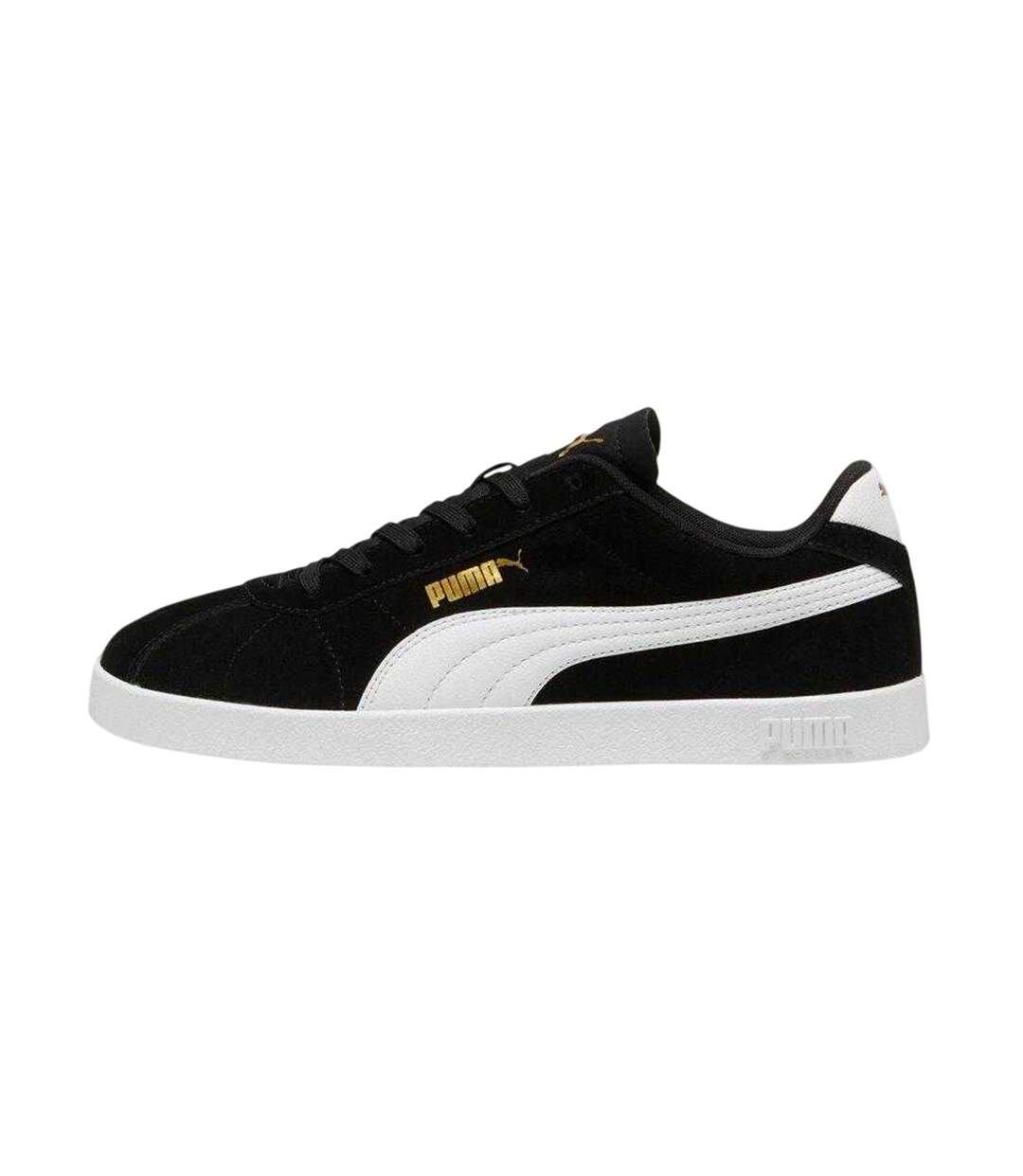 Baskets Club Homme Blanc Noir Puma-2