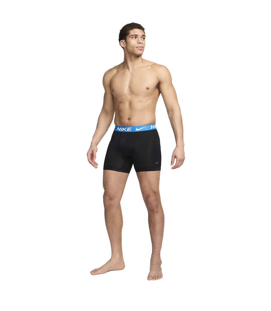 Pack Of 3  Mens Essential Micro Dri-fit Boxer Shorts  Orange Cactus Blue Nike-2