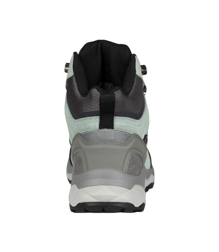 Womens/ladies Ismay Suede Waterproof Walking Boots Grey Trespass