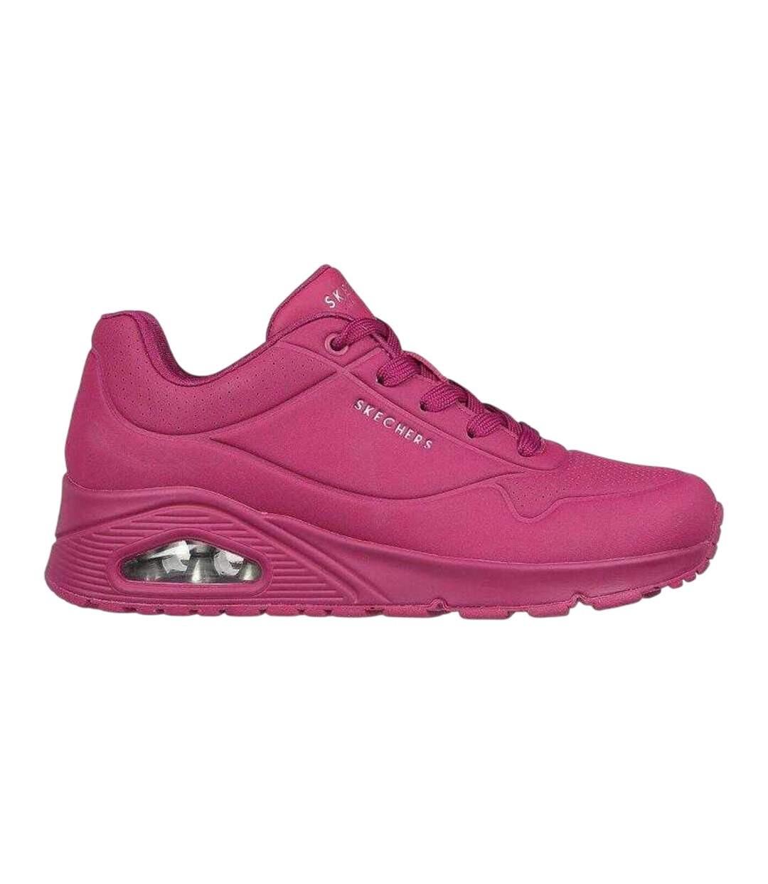 Baskets Uno Stand On Air Femme Rose Skechers-1