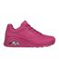 Baskets Uno Stand On Air Femme Rose Skechers-1