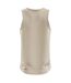 Mens V Neck Regular Tank Top Angora New Balance-2