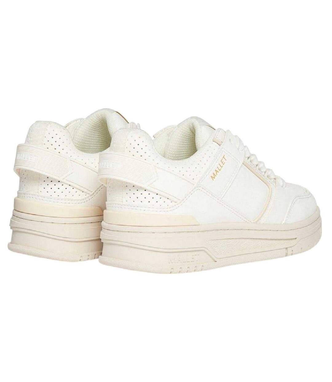 Baskets Compton Femme Blanc Cassé Mallet-2