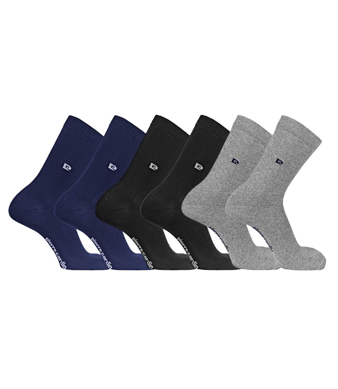 Lot de 3 Paires de chaussettes de ville unies modèle PC 00399 Pierrecardin-1