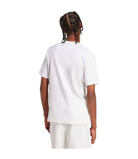 T-shirt Style 3 Rayures Homme Blanc Adidas