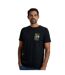 Mens codfather back print t-shirt black Weird Fish-3