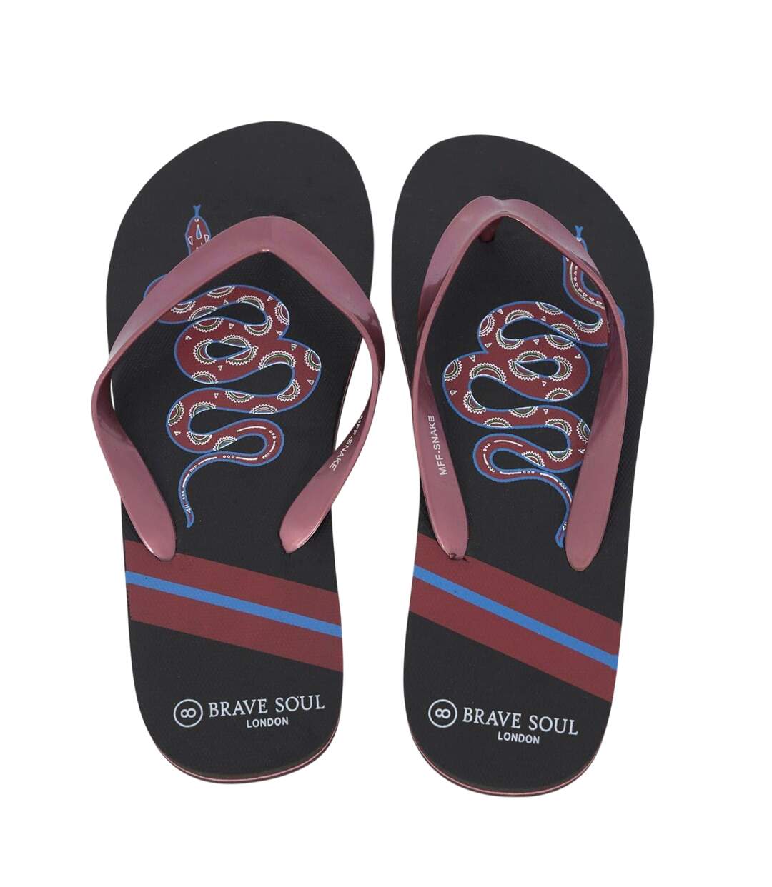 Tongs Homme Noir Brave Soul-3