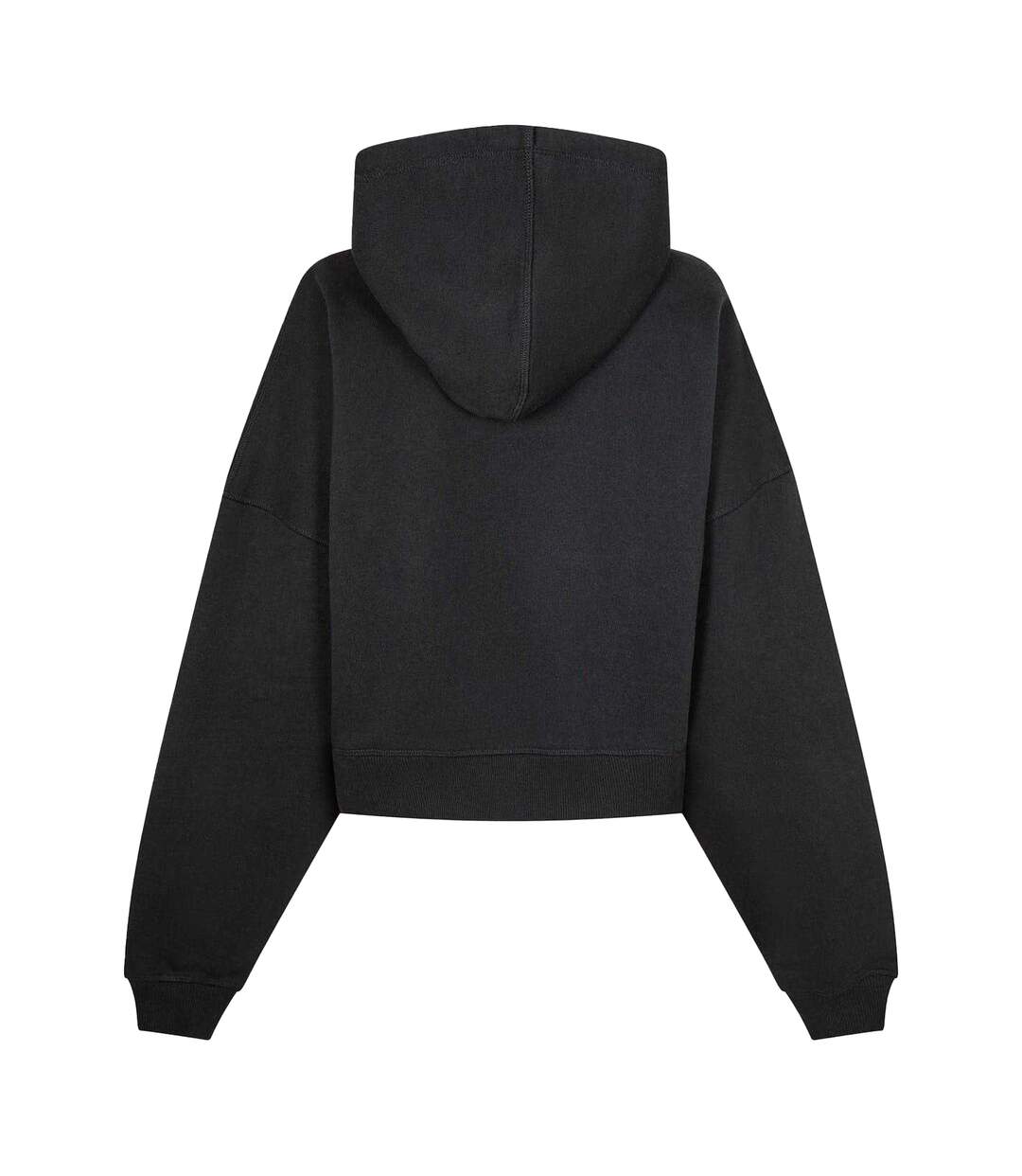 Womens/ladies Logo Hoodie Black Kangol-2