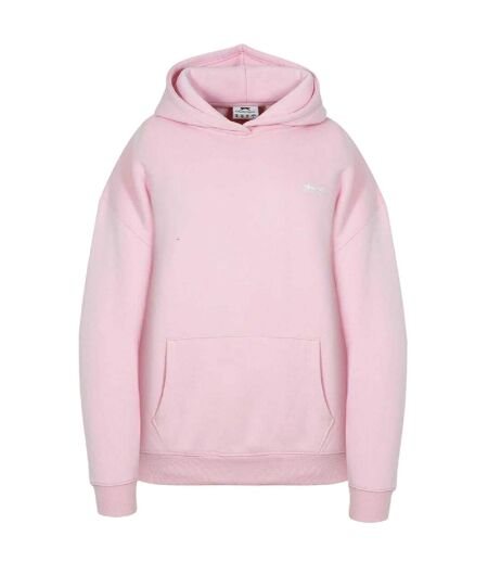 Sweat À Capuche Motif/style Logo Femme Rose Clair Slazenger