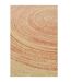 Déco Murale Plateau en Jonc Galene 100cm Naturel & Orange-3