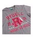 T-shirt Rydell High School Adulte Gris Athlétique Chiné Grease-3