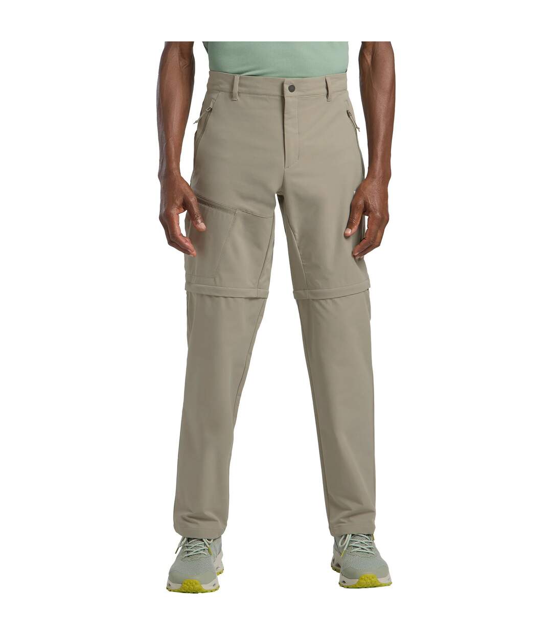 Unisex Adult Pico Trail Convertible Cargo Trousers Stone Jack Wolfskin-3