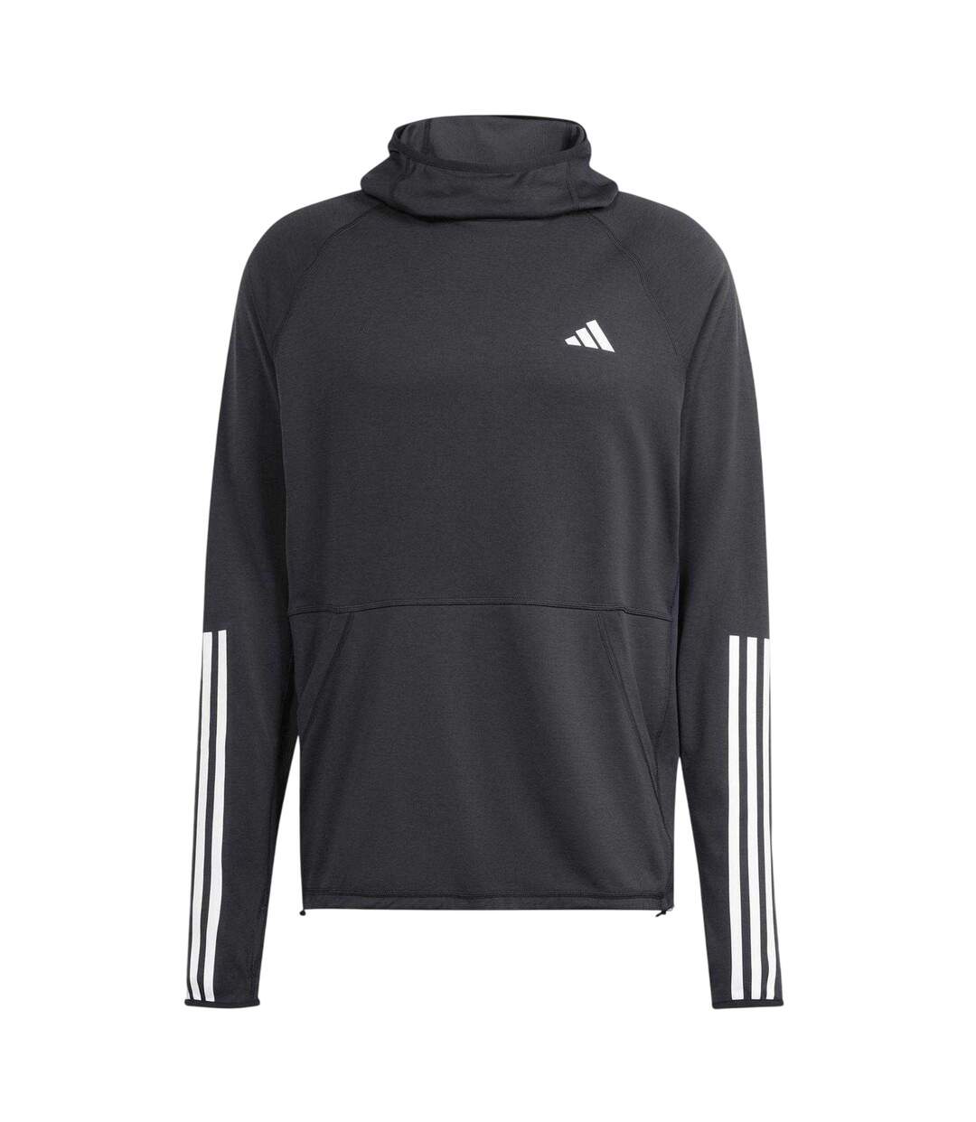 Sweat À Capuche Motif/style 3 Rayures Own The Run Homme Noir Adidas-2