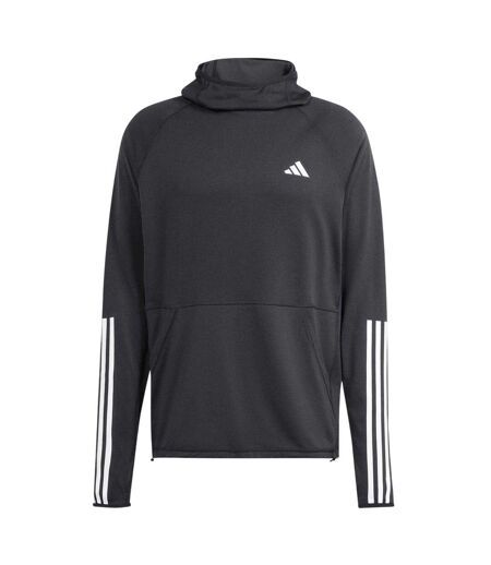 Sweat À Capuche Motif/style 3 Rayures Own The Run Homme Noir Adidas