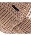 Womens/ladies Namato Two Tone Chunky Knit Scarf One Size Beige Boss-2