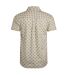 Mens faraway shell organic cotton shirt caramel Weird Fish-2
