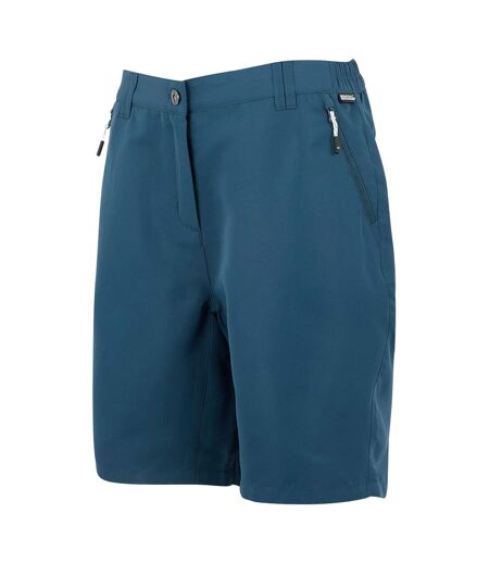 Womens/ladies chaska iii walking shorts dark denim Regatta
