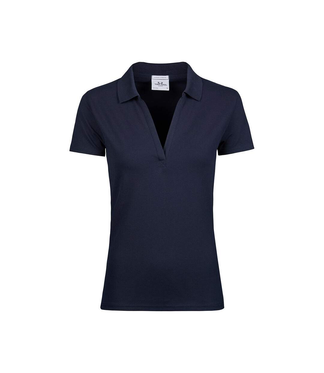 Polo Luxury Femme Bleu Marine Tee Jays-1