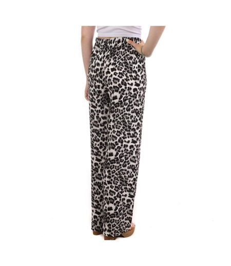 Pantalon Léopard Noir/Blanc Femme Vero Moda Easy - M