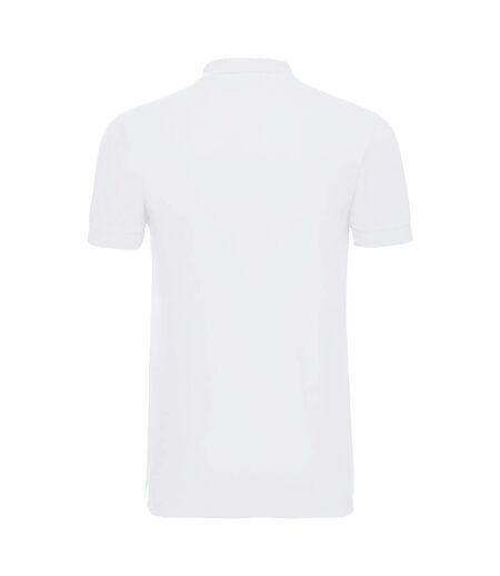 Polo manches courtes homme blanc Russell