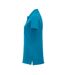 Womens/ladies Marion Polo Shirt Turquoise Clique-3