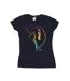 Disney T-shirt en coton Lightyear Blended Stare - Femmes/Dames (Bleu marine) - UTBI28931-1
