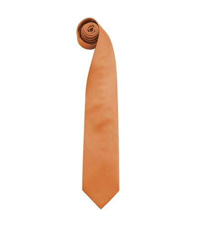 Premier - Cravate unie - Homme (Orange) (Taille unique) - UTRW1156