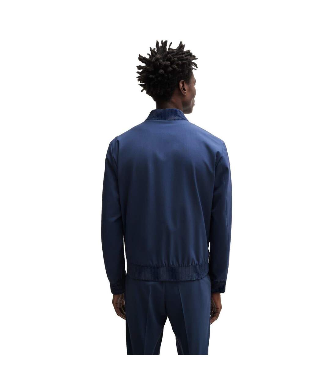 Blouson Aviateur Homme Bleu Marine Boss-2