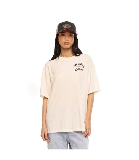 T-shirt femme loose col rond print devant et dos Snake Vondutch