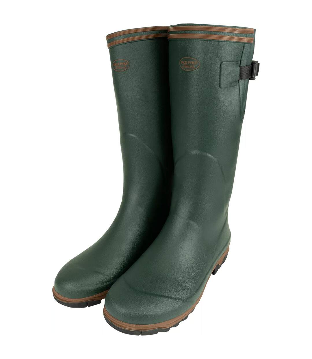 Mens Shires Wellington Boots Green Jack Pyke-1