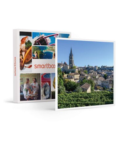 Visite de Saint-Émilion et de vignobles en DS présidentielle avec chauffeur privé (8h) - SMARTBOX - Coffret Cadeau Multi-thèmes