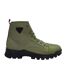 Mens Lucas Leather Combat Boots Light Green Firetrap-1