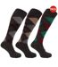 Lot de 3 Chaussettes hautes en mélange de laine paires homme tons gris Universal Textiles-1