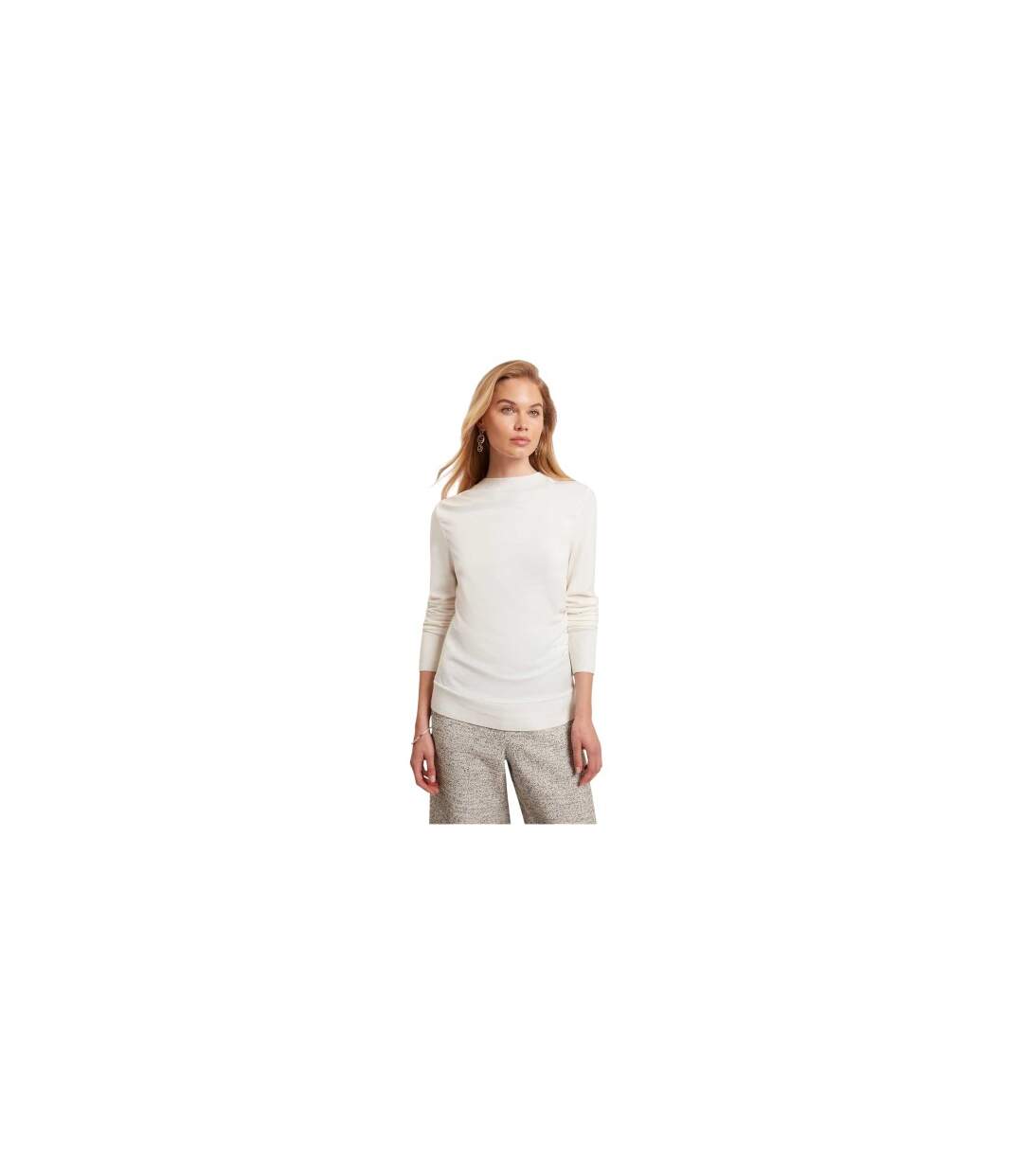 Sweat Femme Blanc Cassé Ted Baker-1