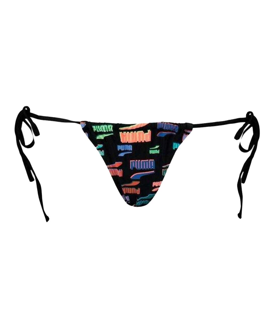 Bas De Maillot De Bain Motif/style Logo Tanga Femme Noir Puma-1