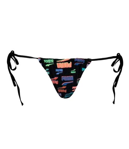 Bas De Maillot De Bain Motif/style Logo Tanga Femme Noir Puma