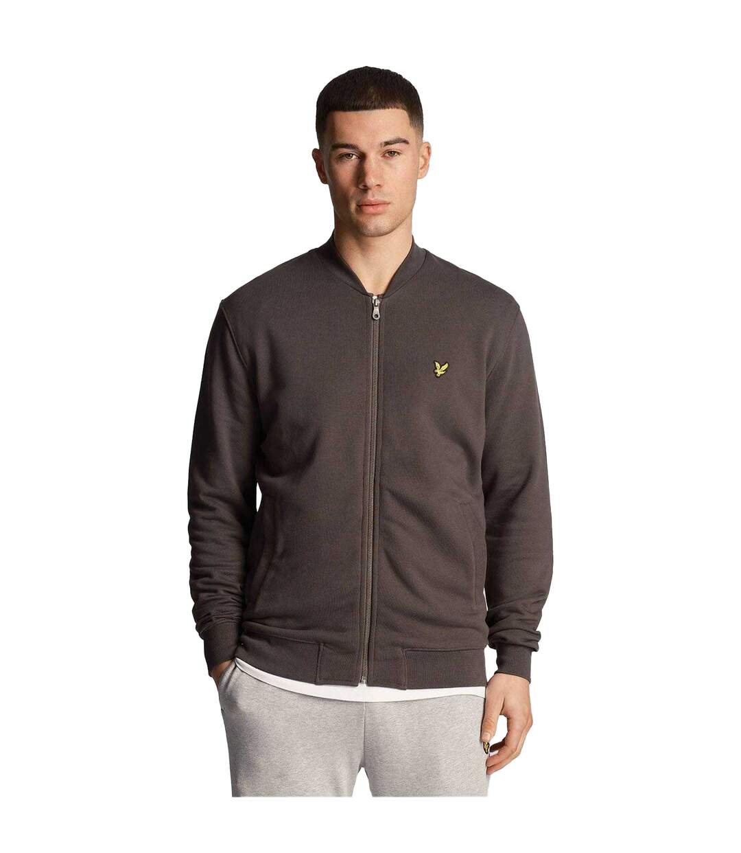 Blouson Aviateur Homme Anthracite Lyle & Scott-1