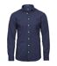 Tee Jays Mens Perfect Long Sleeve Oxford Shirt (Navy)