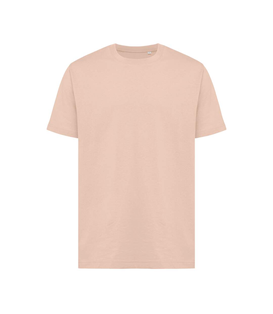 Unisex adult kakadu recycled cotton relaxed fit t-shirt peach nectar Iqoniq-1