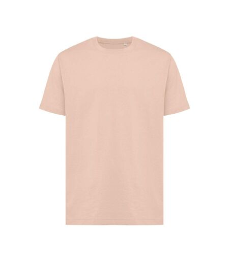 Unisex adult kakadu recycled cotton relaxed fit t-shirt peach nectar Iqoniq