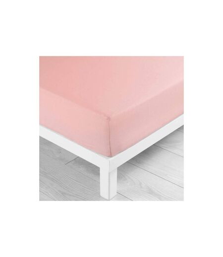 Drap Housse Jersy 160x200cm Rose Dragée