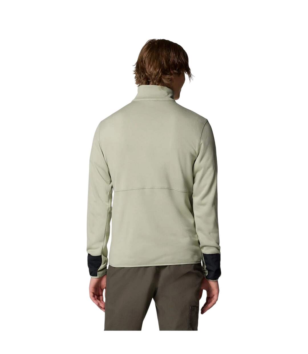 Mens Hike Funnel Neck Sweatshirt Safari Columbia-3