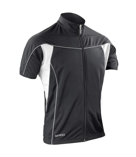 Veste performance bikewear homme noir / blanc Spiro