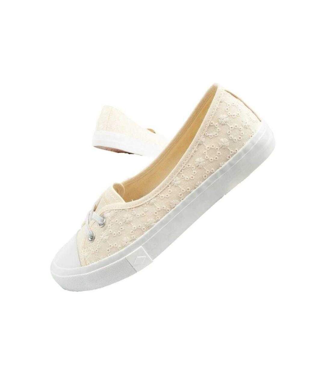 Mocassins Motif/style Brodé Femme Beige Lee Cooper-4