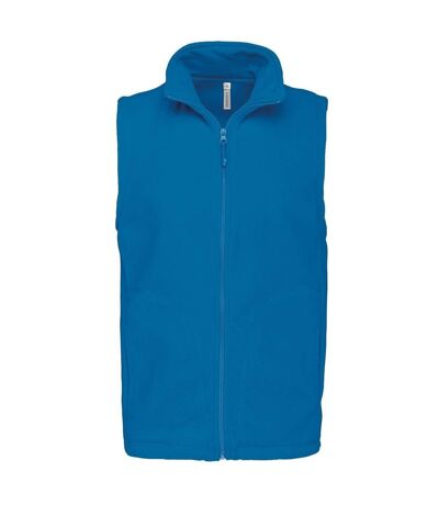 Gilet sans manches micro polaire homme - K913 - bleu tropical