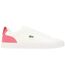 Baskets lerond pro femme blanc / rose Lacoste-2