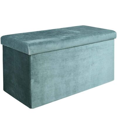 Banc coffre de rangement velours côtelé Giullia